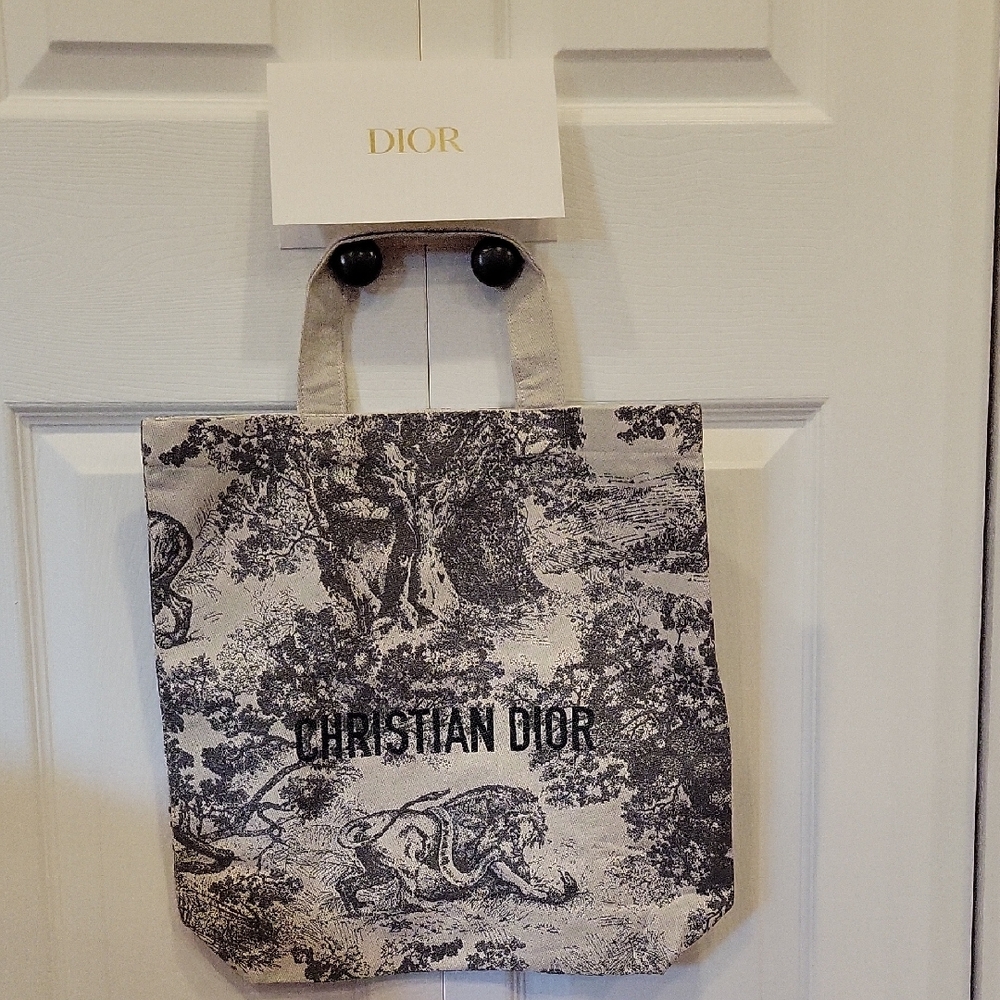 Dior Monochrome Toile de Jouy Tote